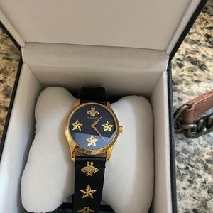 Gucci Black Leather watch